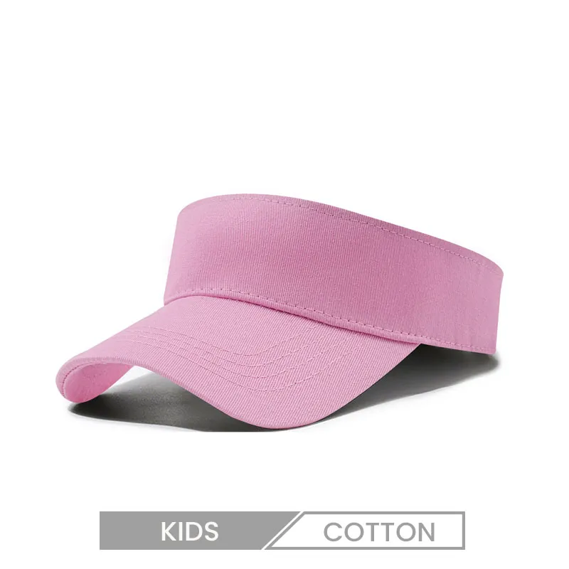 Solid Color Kids Empty Sunhat Custom Logo Cap